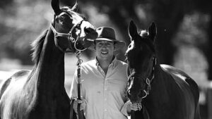 Thoroughbred horse trainer